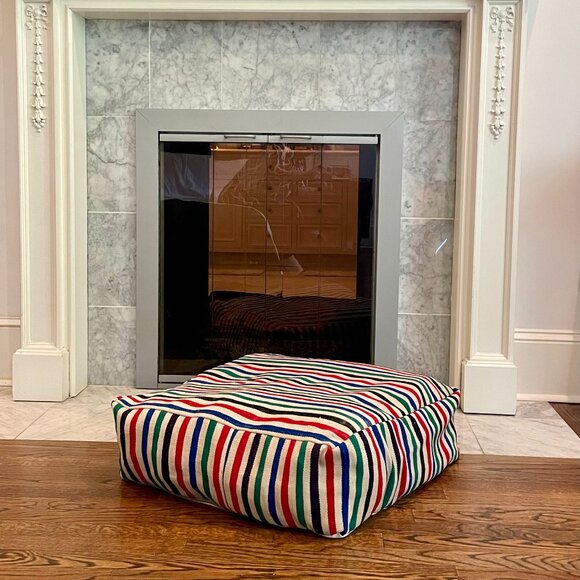 Berber pouf, Moroccan kilim poef, handmade - Picture 2 of 5